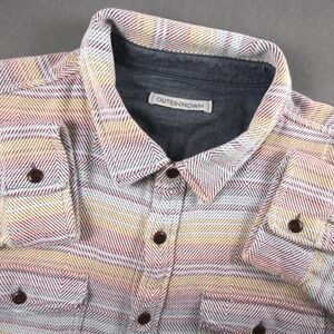 OUTERKNOWN Organic Men's Blanket Flannel Overshirt Plaid Heavyweight Jacket